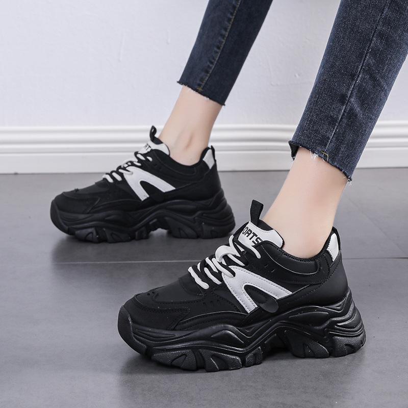 KZT-SW336 SEPATU SNEAKERS WANITA LEATHER VIRAL COD MURAH