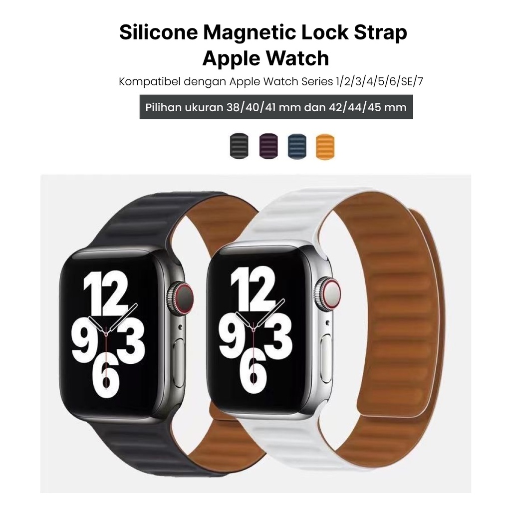 Strap Apple watch Silicone Band iWatch Magnetic Lock Strap 38mm 42mm