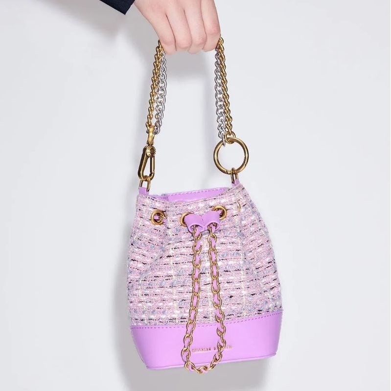 CK Dancer Drawstring Bucket Bag