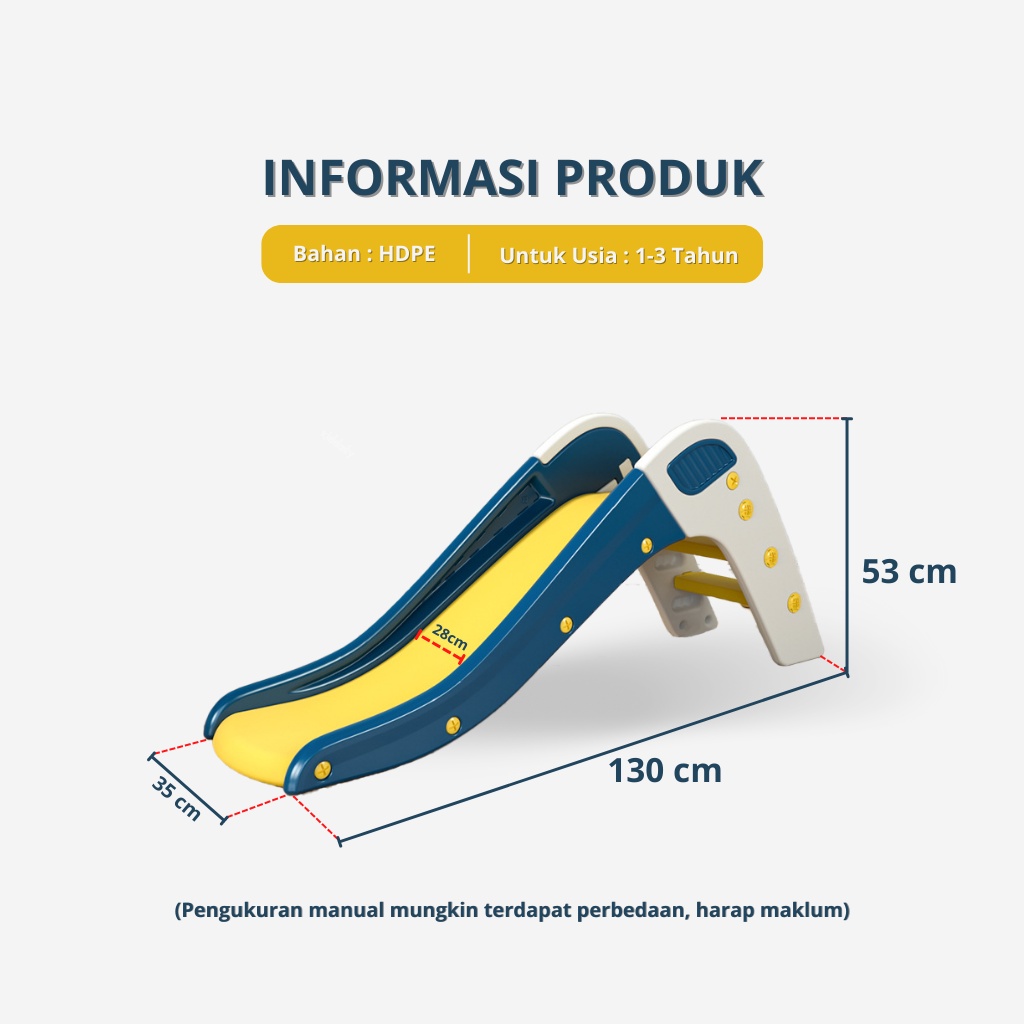 KIDDAILY PEROSOTAN ANAK DENGAN AYUNAN MAINAN ANAK SLIDE PROSOTAN ANAK BABY SLIDE BABY KID SLIDE KID SLIDING