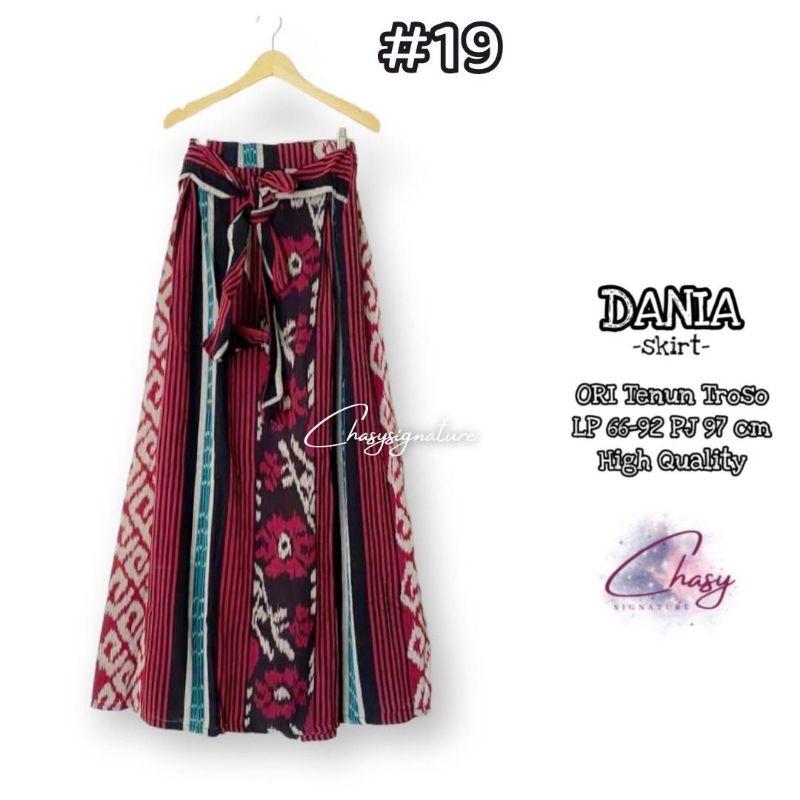 DANIA SKIRT / ROK TENUN MOTIF BATIK / ROK BATIK BAHAN TENUN ORI / ROK BATIK WANITA