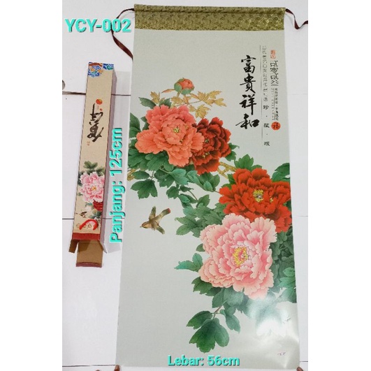 Kalender Import Tabung / Kalender Cina Bulanan Tabung / Kalender Bulanan Taiwan / Kalender Gulung Hongkong Bulanan