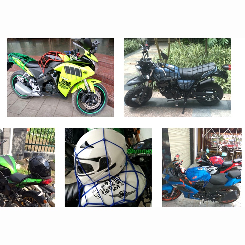 Jaring Bagasi Atap Mobil,Motor Moto Tali Jala Jok,Rack Net Cargo,Dalam Mobil Car,Outdoor,Cycling,Camp,Tarik barang