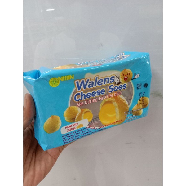 

Nissin Walens Soes 100g blueberry dan cheese.