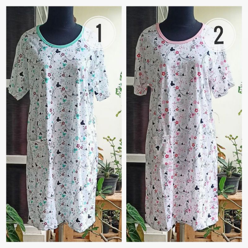 Daster BKH Lengan Tanpa Kancing LD 102