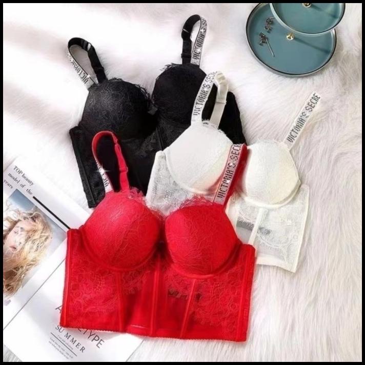 Promo Vs Shine Strap Push Up Bra Top 8056