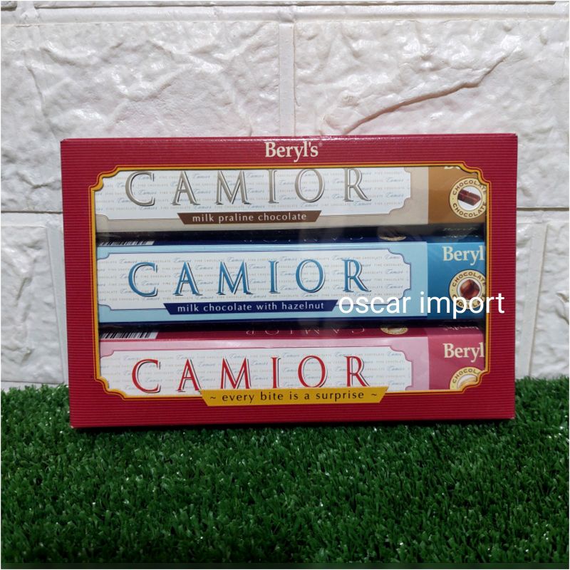Beryl's Camior 3in1 Bar Chocolate coklat import Malaysia almond,hazelnut,praline beryls premium