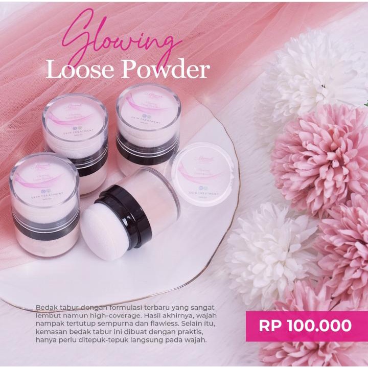 GLOWING LOOSE POWDER BY MARWAH SKINCARE