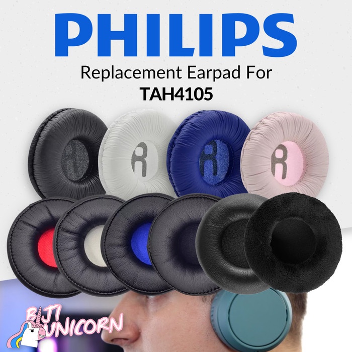 Earpad Earcup Ear Cushion Philips TAH4105 TAH 4105 Busa Bantalan