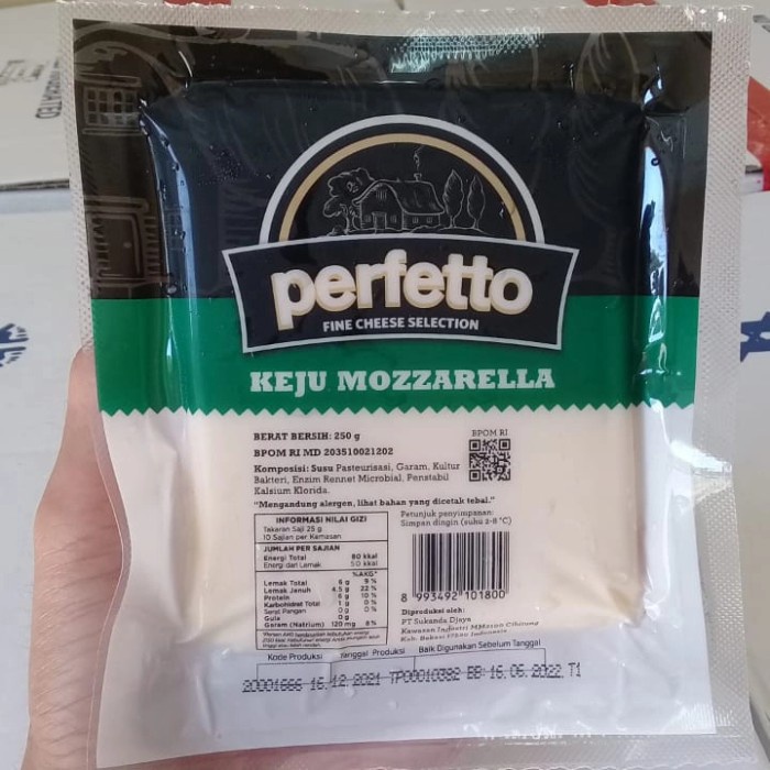 

T0P MURAHHH KEJU MOZZARELLA PERFETTO 250GR NICE