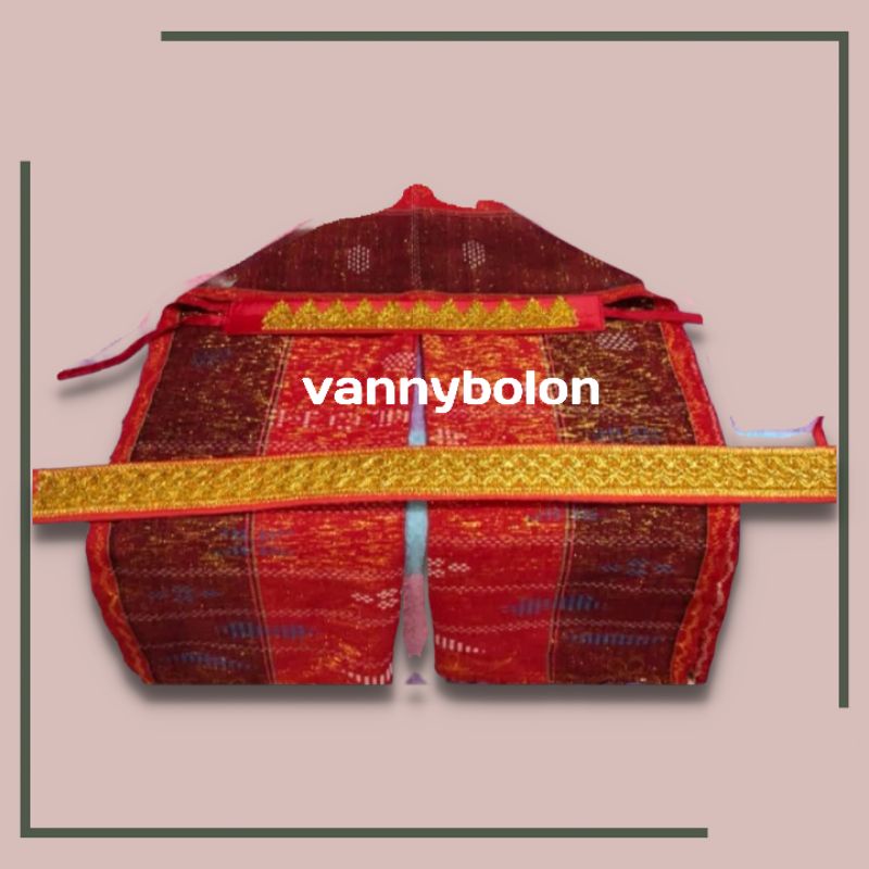 Sortali Penari Adat Batak Toba Dewasa Paket Ikat Kepala Ulos Batak Dan Ikat Pinggang