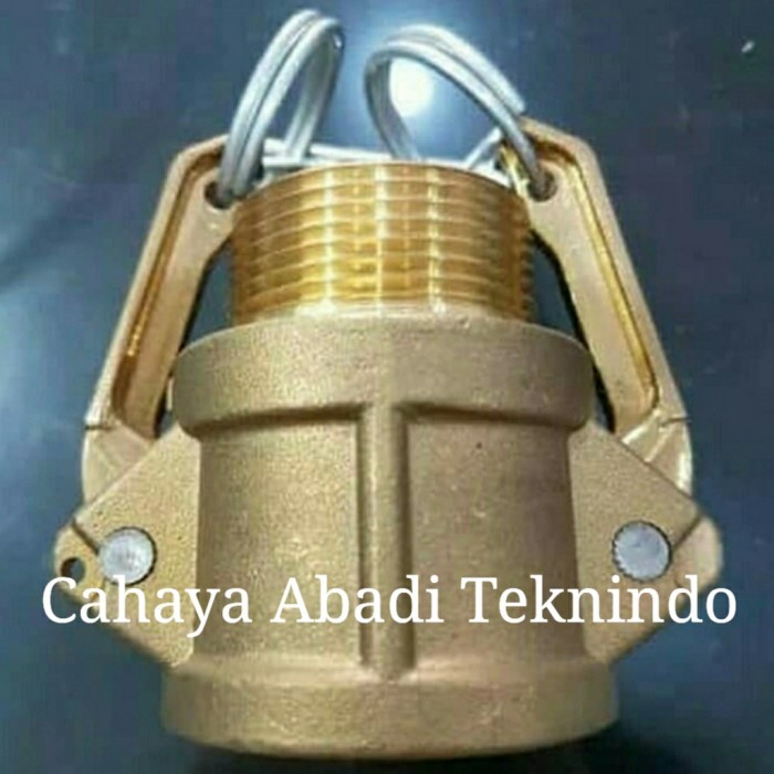 Camlock kuningan type B ukuran 1"(inch)