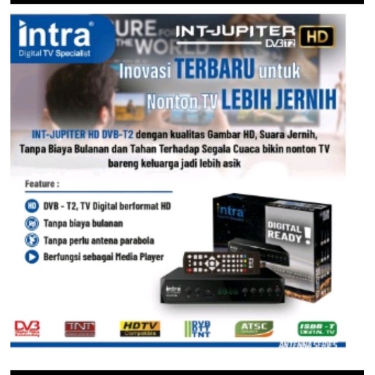 [READY STOK] set top box intra tv digital STB INT-JUPITER HD-DVB-T2