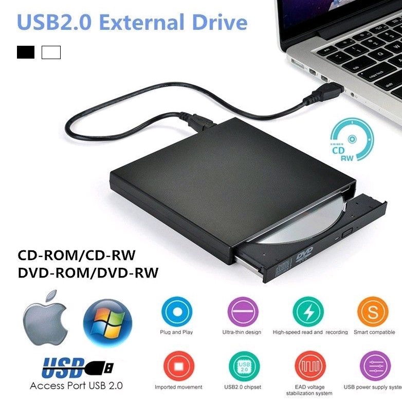 dvd room external cd rw cdroom for laptop notebook pc komputer dvd rw ròom