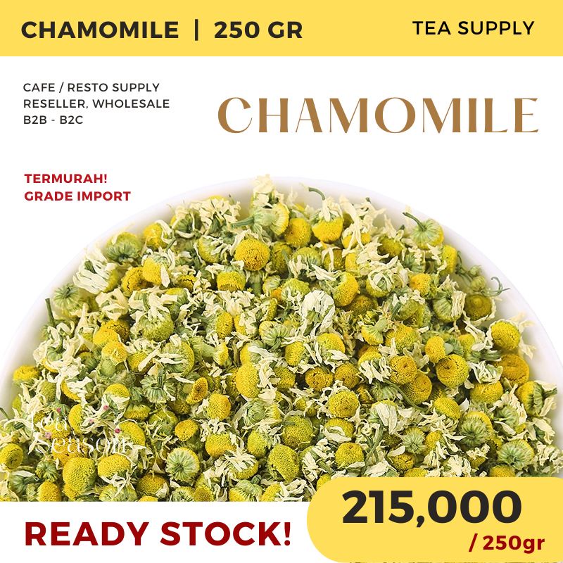 Jual Teh Bunga Chamomile Chamomile 500gr Chamomile 250gr Kamomil