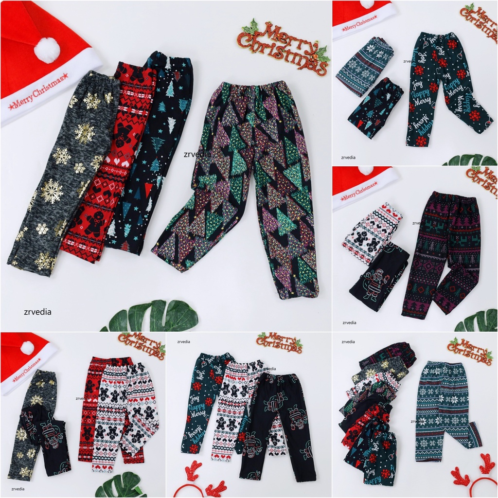 [KATUN KOREA] Legging Cecilia uk 1-2 tahun IMPORT PREMIUM / Celana Panjang Anak Perempuan IMPORT SPESIAL CHRISTMAS