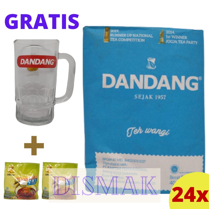 

TEH DANDANG BIRU 24 PCS X 40 GRAM
