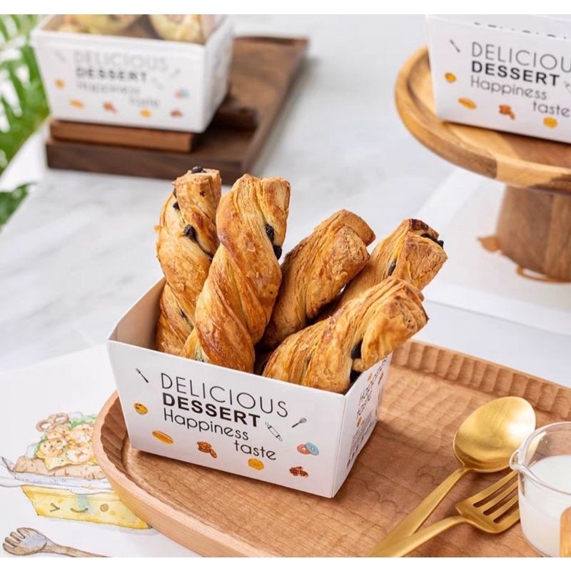 Box Sandwich Tutup / Kotak Roti Lapis / Kemasan Sandwich Roti Lapis