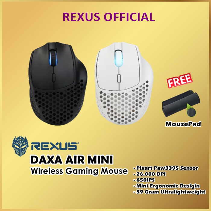 Rexus Daxa Air Mini Wireless Gaming Mouse