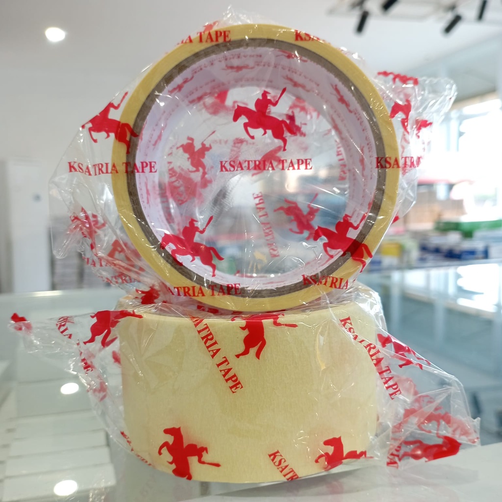 

Masking Tape/Lakban Kertas KSATRIA 48 mm x 10 meter