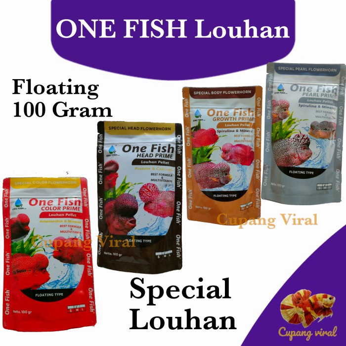 ONE FISH Louhan Pelet Premium 100 Gram