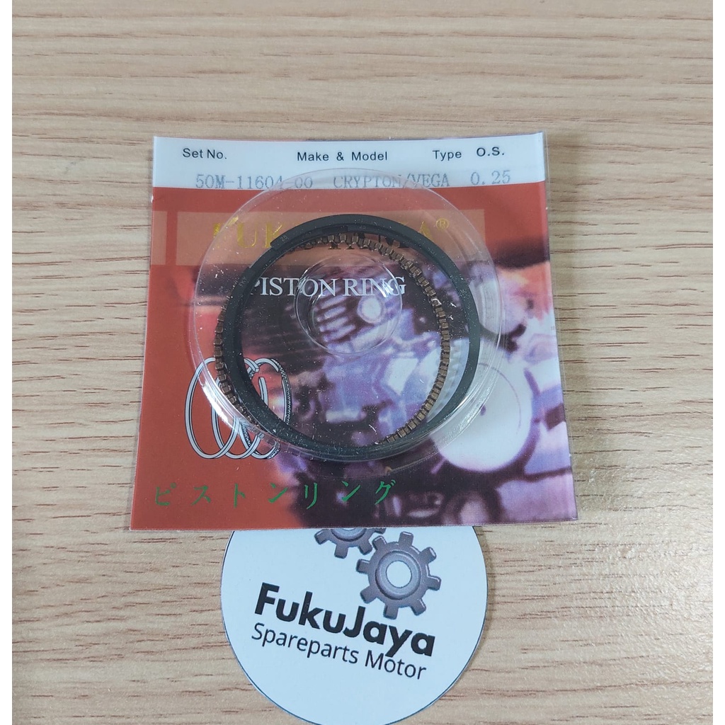 Fukuyama Ring Piston Seker Seher Yamaha Crypton - Vega (50M)