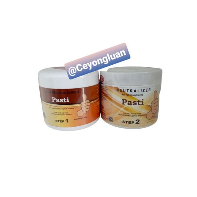❤ceyong❤ Duval Jempol Step 1&2 cream pelurus rambut 500g