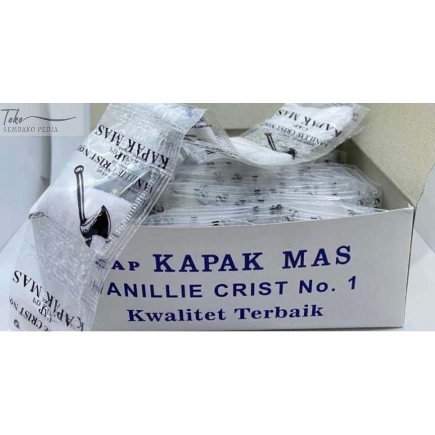 

Vanili Kapak Mas - Pack ( isi 100 sachet )