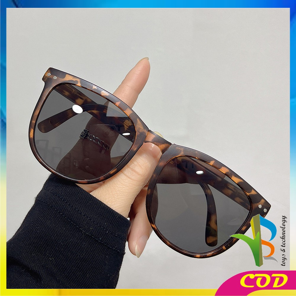 RB-C662 Kacamata Hitam Wanita Lipat Korea Fashion Kaca Mata korea Gaya Pantai Sunglasses Anti-UV Wanita Pria Import Kacamata Fashion