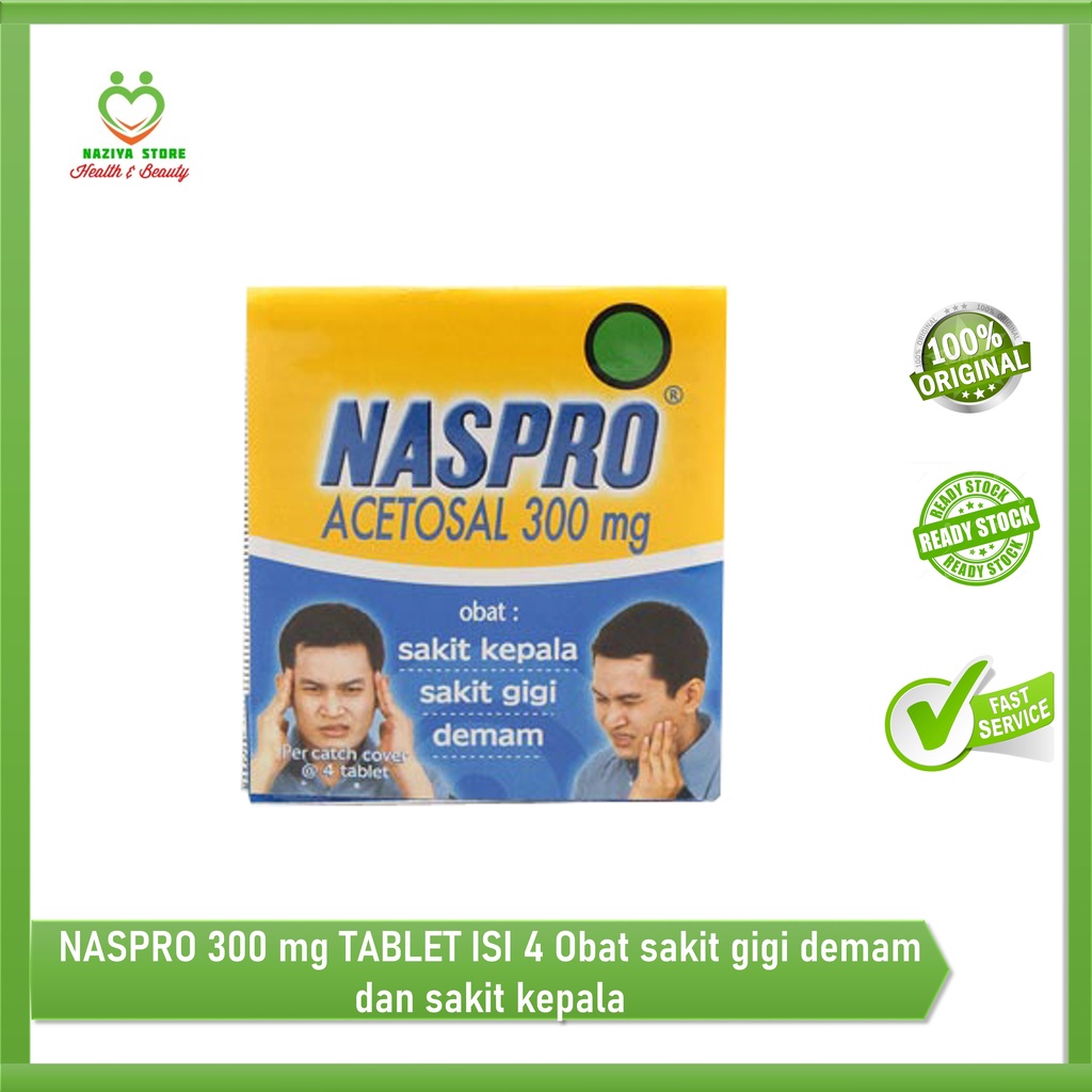 NASPRO 300 mg TABLET ISI 4 Obat sakit gigi sakit kepala