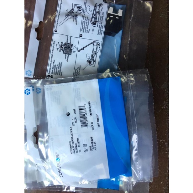 Amp modular cat6 black