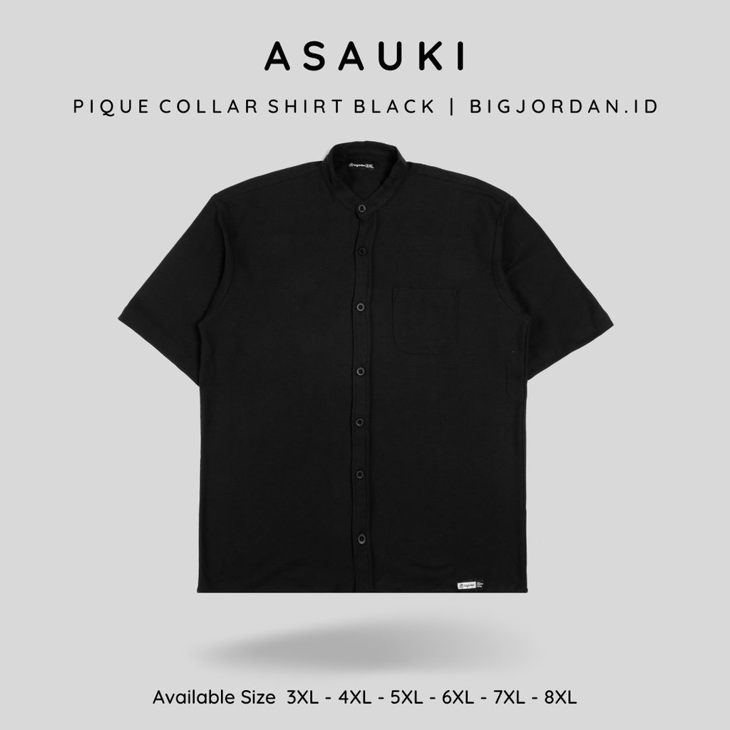 BIG JORDAN JUMBO kemeja pique big size  8XL 7XL 6XL 5XL 4XL 3XL 2XL kemeja pique jumbo pria 8L 7L 6L