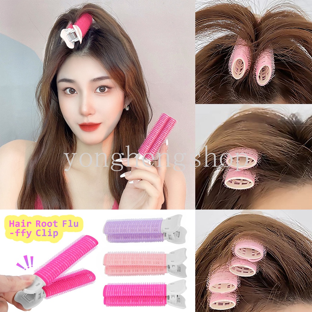 Klip Roller Pengeriting Rambut Poni Natural Tanpa Panas Untuk Aksesoris Alat Styling Wanita