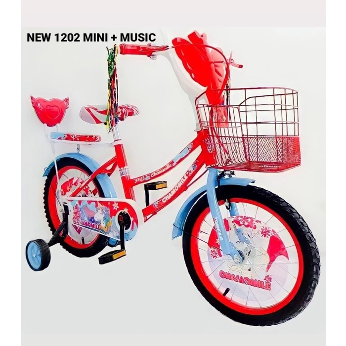 Sepeda mini anak 12/16/18 Mini cewek 1202 Chamomile / SEPEDA ANAK