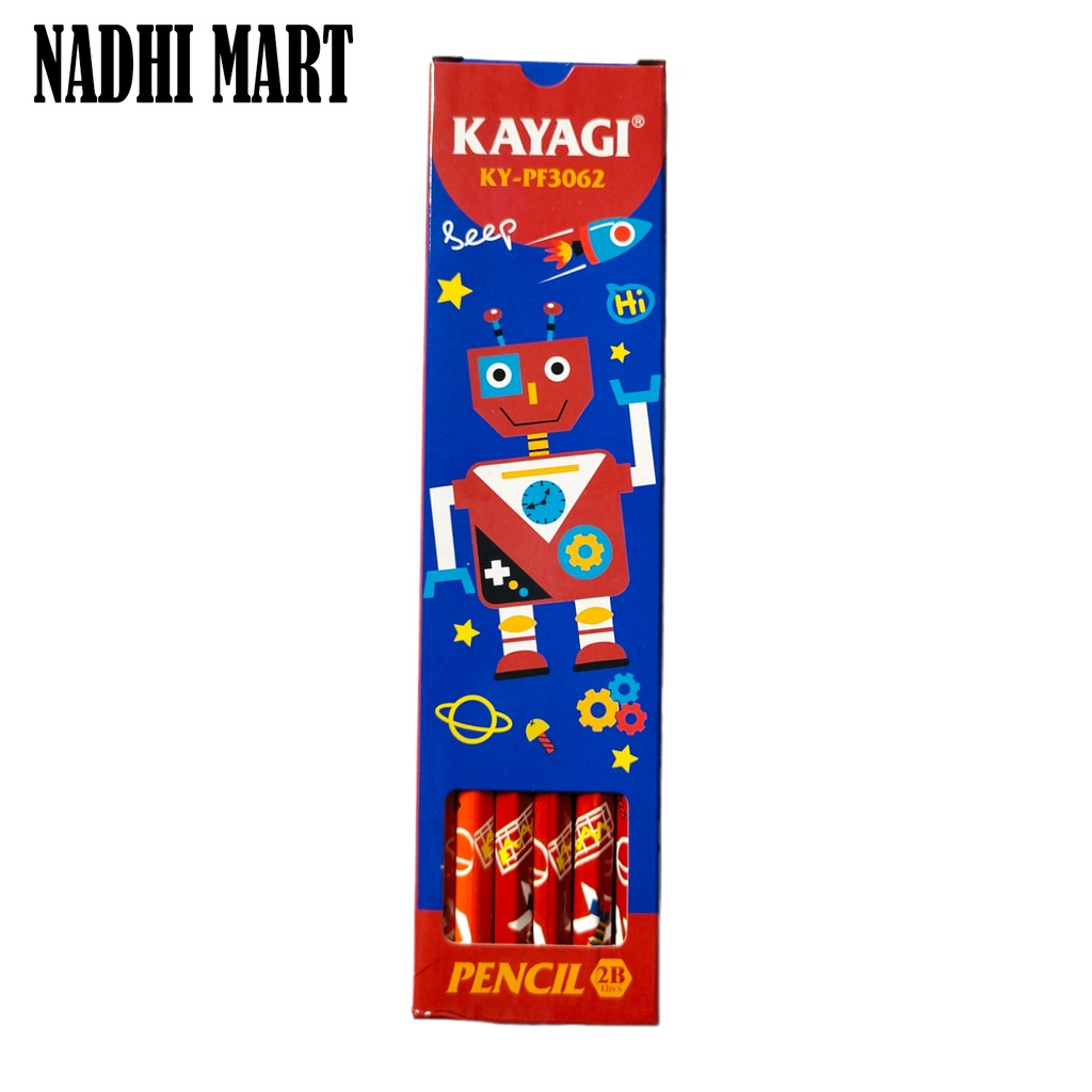 

KAYAGI PENSIL 2B MOTIF / PENSIL KAYAGI 2B KY-PF3062 (12/4320)