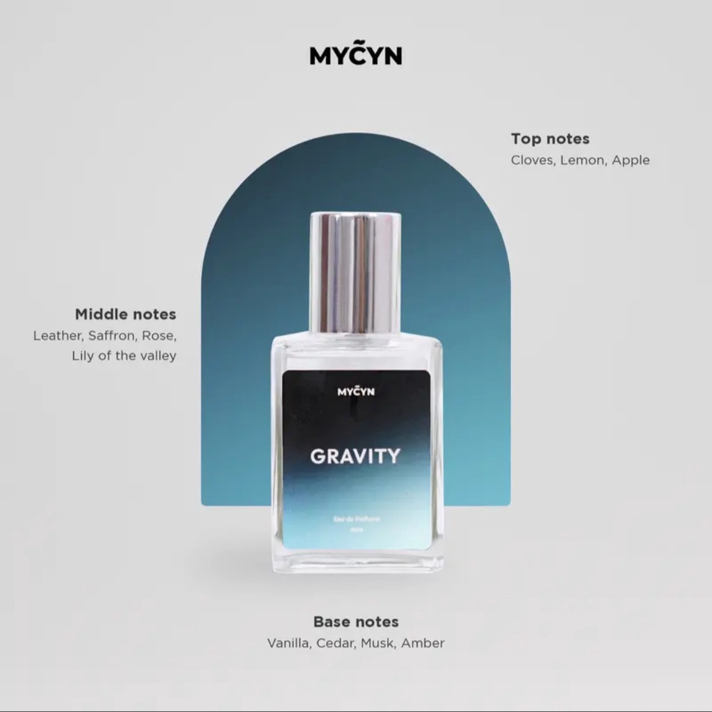 Mycyn parfume -Parfum Gravity mcycn Parfum pria cowo tahan lama 12 jam