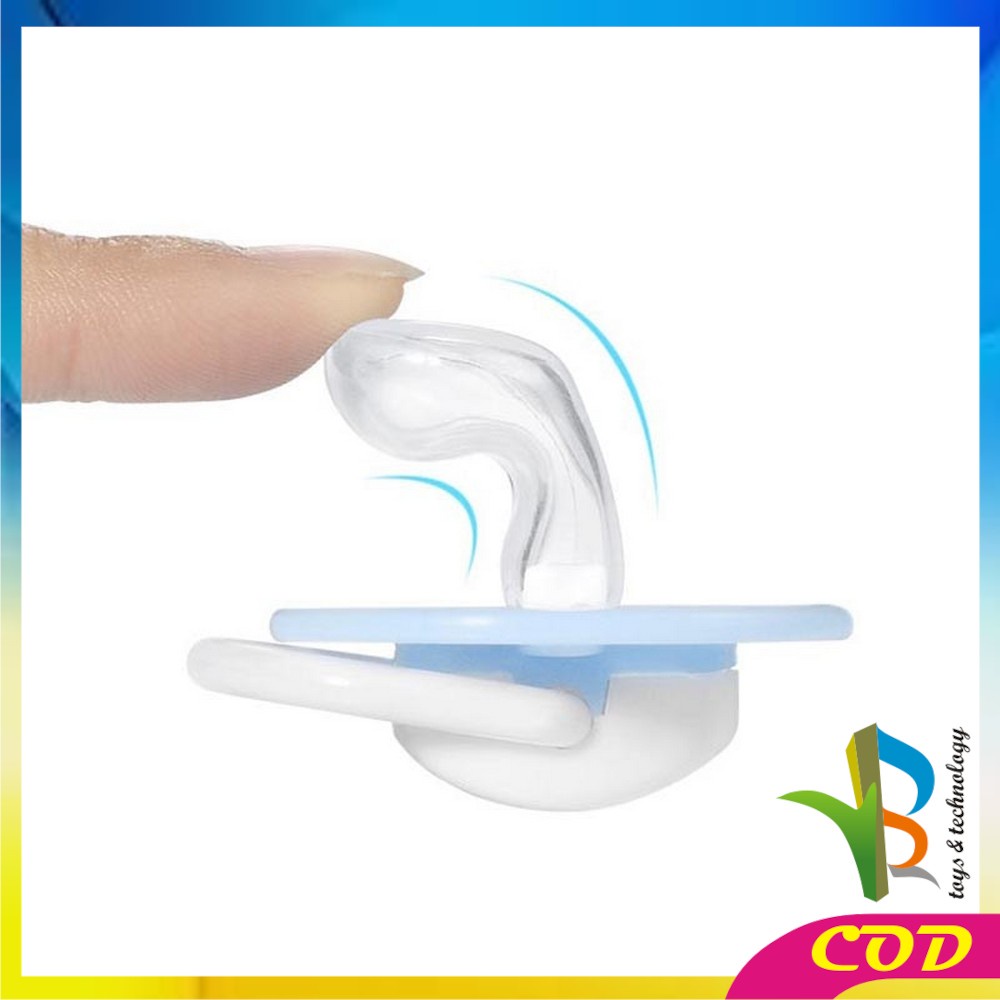 RB-C46 Empeng Bayi | Dot Bayi Bulat / Datar | Baby Pacifier / Soother | Kompeng Bayi Food Grade