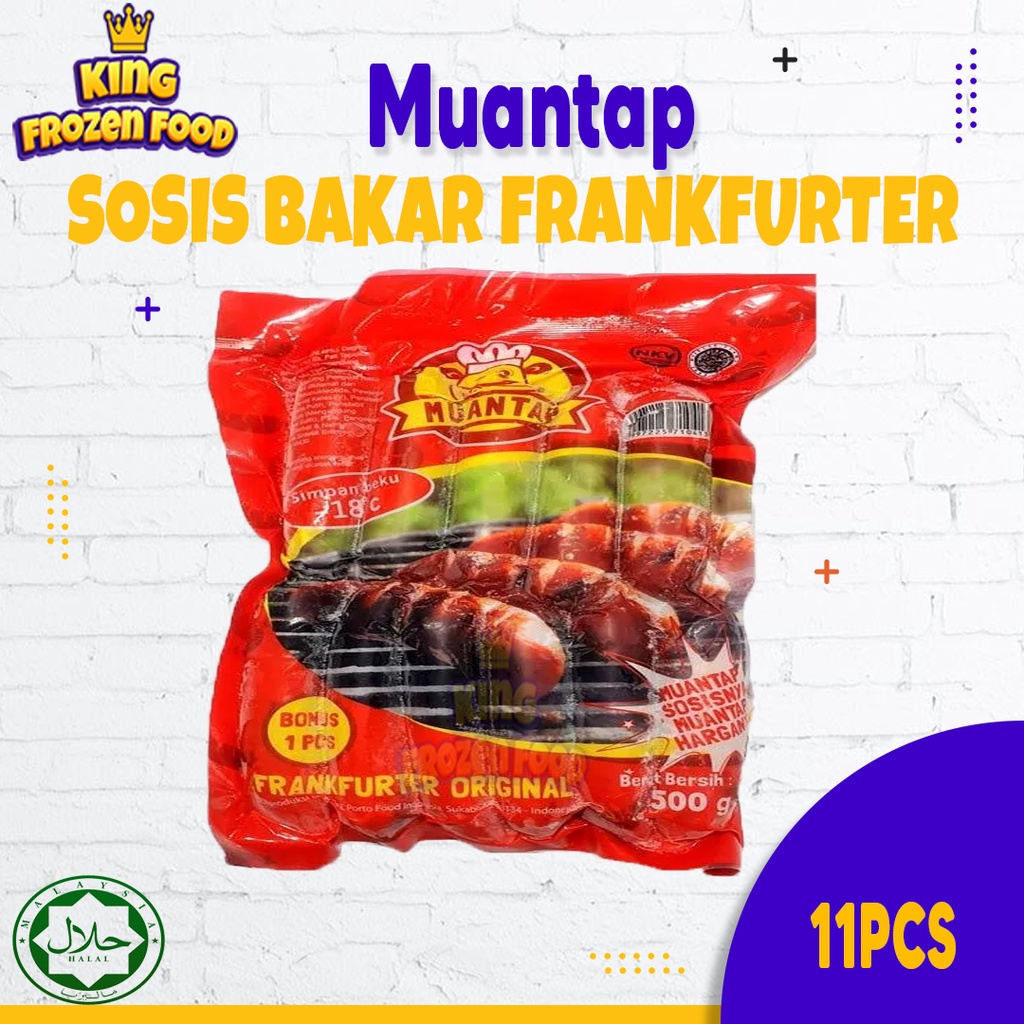 Jual Muantap Sosis Bakar Frankfurter Original Isi Pcs Shopee Indonesia