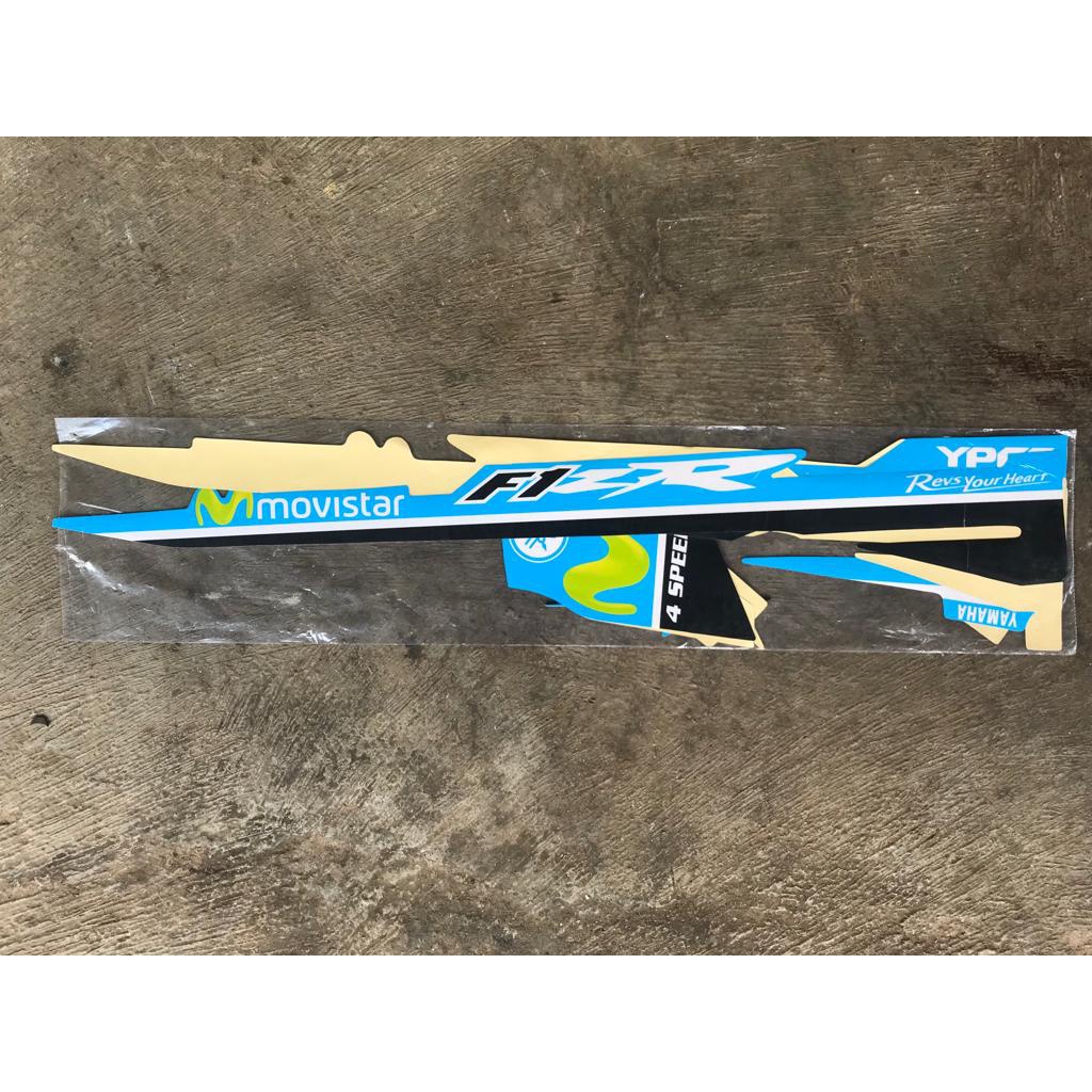 STRIPING FIZ R MOVISTAR BIRU HITAM