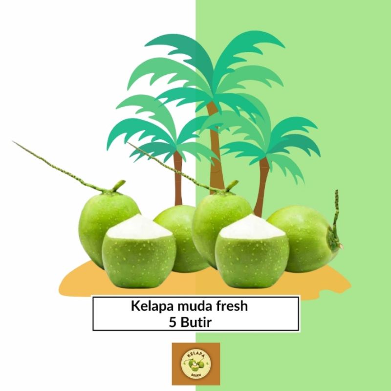 

kelapa muda fresh (5 butir)