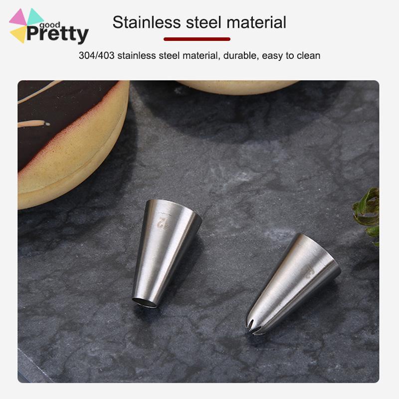 Cupcake Nozzles Stainless steel piping nozzle Stainless steel piping nozzle Spuit Baking Cake Decorator - PD