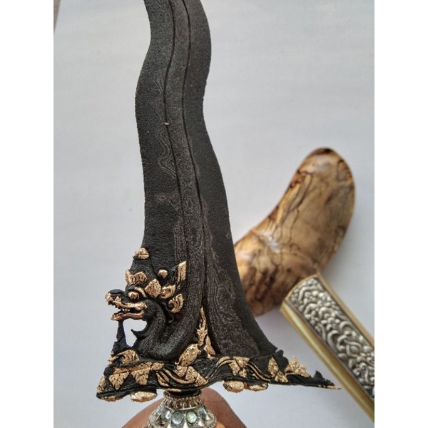 Keris Nogo Sosro Kinatah Emas Asli