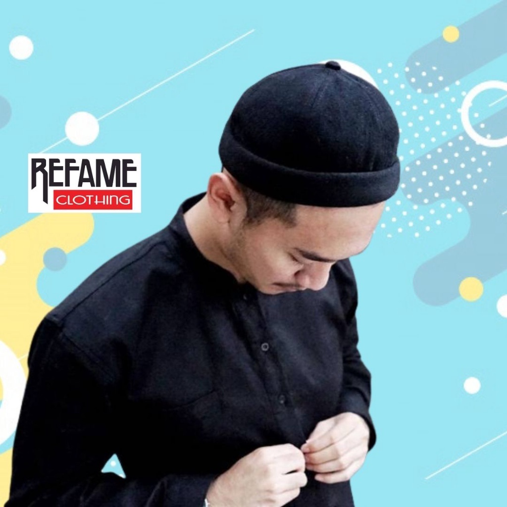 Topi Miki Hat Gaul Exclusive Topi Peci Polos Dewasa Pria Premium Kopiah Peci UAS