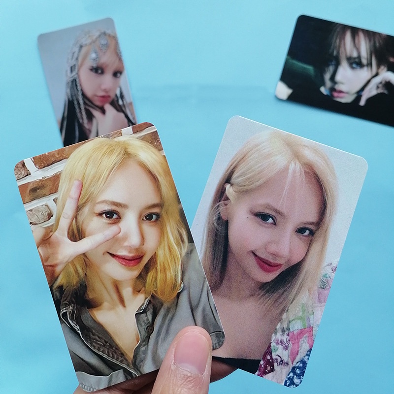 5pcs / set Kartu Pos Foto Kpop BLACKPINK LISA JENNIE JISOO Untuk Koleksi