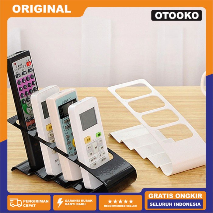 Remote Control Stand Holder Rack Rak Tempat Penyimpan Remote TV AC DVD