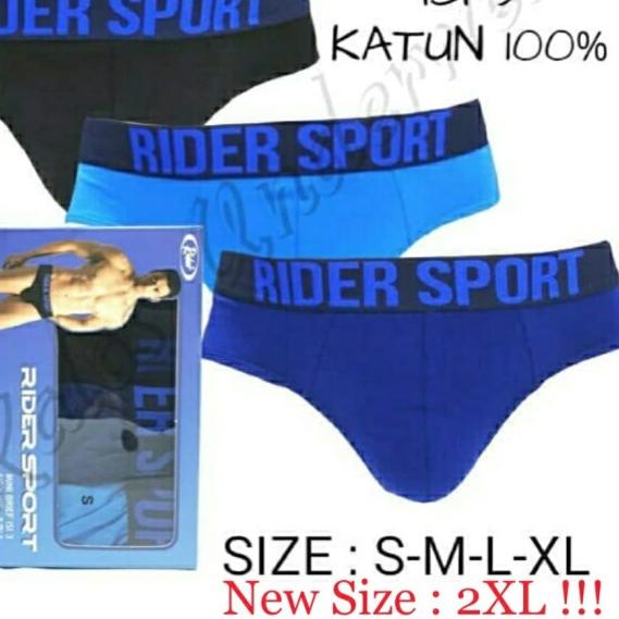 Celana Dalam Pria RIDER R781B Isi 3 - M