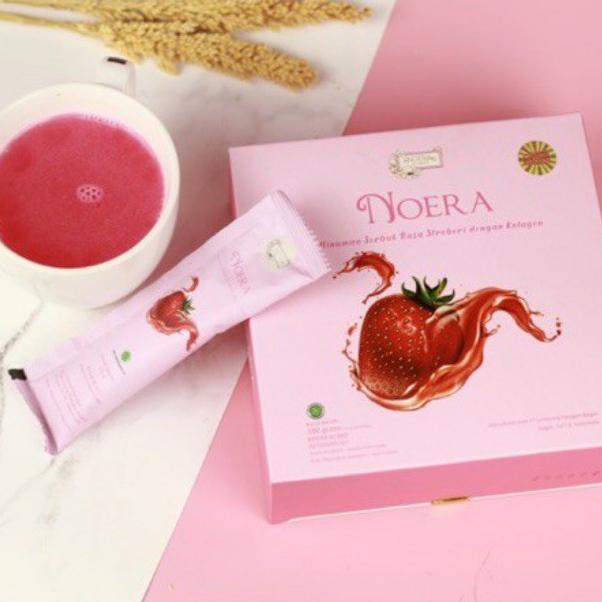 SERBA MURAH Noera Collagen Drink With Birdnest and Saffron Extract | Suplemen Pemutih Kulit BPOM Noe