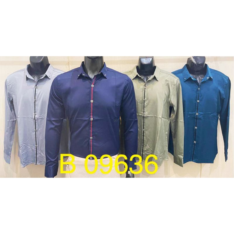Kemeja import NXNITROX lengan panjang pria 2XL 3XL 4XL