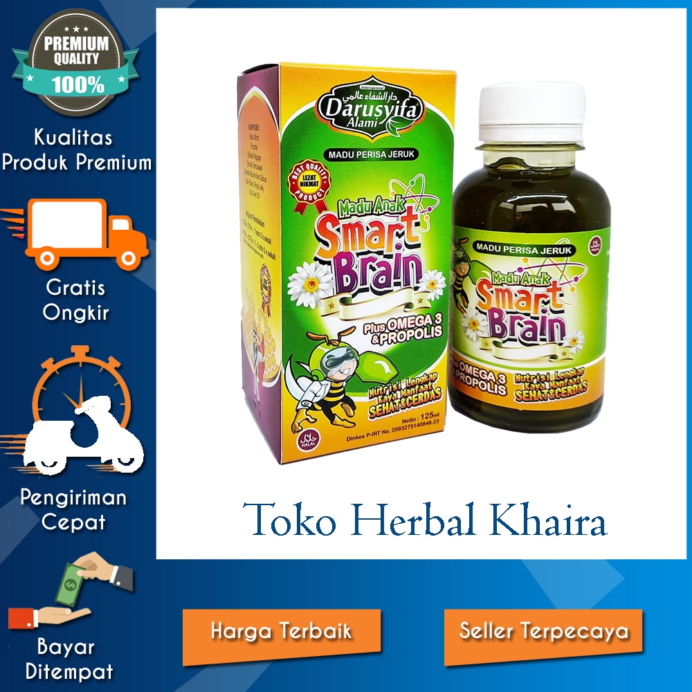 

MADU SMART BRAIN MADU ANAK PINTAR DARUSYIFA 125 ML