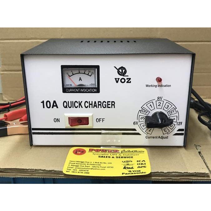 Charger Aki 10A Charger Mobil Motor Quick dan otomatis kualitas bagus